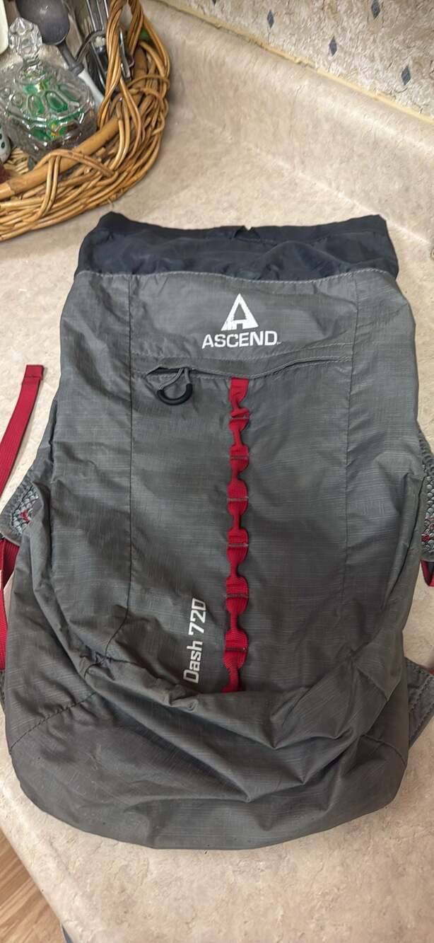 Ascend Backpack Water Resistant Pack Hiking Light Weight Pack Fishing Floating